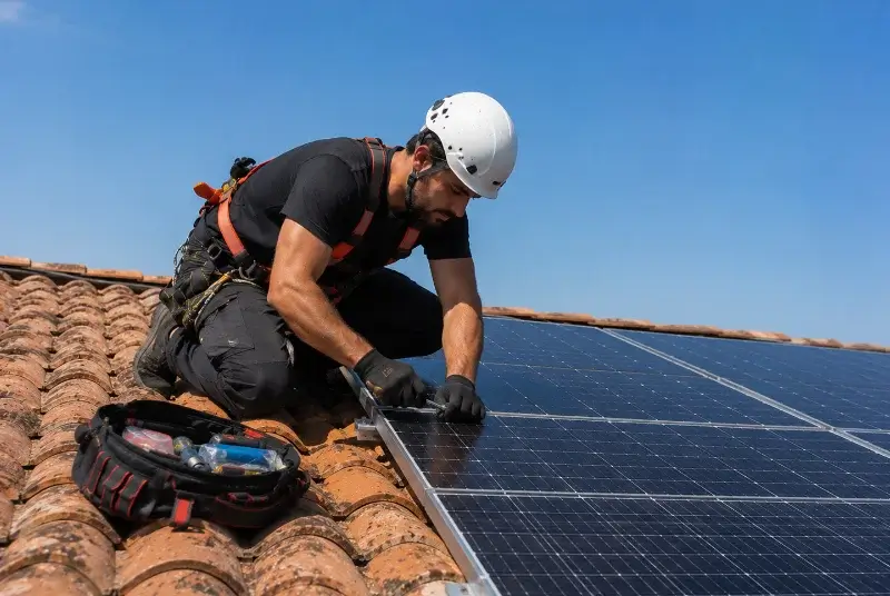 Maintenance et monitoring de panneaux solaires à Cordon