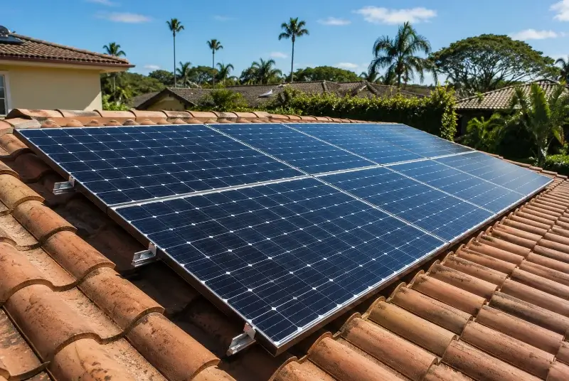 Installation de panneaux solaires à Cordon